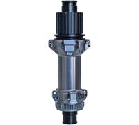 Alanmoship Buje trasero para bicicleta de carretera 148 x 12 mm, eje pasante con 4 rodamientos sellados, disco de bloqueo central, radios radiales de 24 horas para trinquete Dt 54T para HG para MS Xd