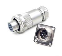 Alanmoship Conector de válvula proporcional de 7 pines para Bosch Rexroth Moog Atos Válvula solenoide hidráulica Ip67 nominal Cableado industrial (7 pines)