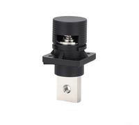 Alanmoship Conectores de bloque de batería Litio 400A Cobre de alta corriente con retardante de llama PA66 para sistemas de energía renovable (negro)