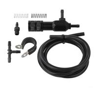 Alanmoship Controlador de impulso manual ajustable de 30 PSI para cargador turbo sistema de bucle cerrado de aleación de aluminio kit de válvula negra para entusiastas de las carreras