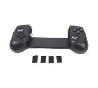 Alanmoship Controlador de juego extensible para Android e iOS, diseño compacto de ABS para juegos portátiles, agarre cómodo para viajes o juegos diarios, negro (verde)