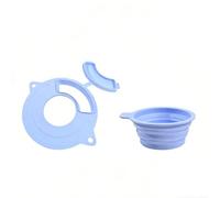 Alanmoship Cubierta de silicona para protección contra salpicaduras, para tazón mezclador de 45-5 cuartos de galón, tapa a prueba de polvo, para hornear cocina a prueba de masa, rojo (azul)