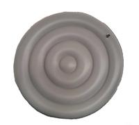 Alanmoship Cubierta inflable de piscina de spa para jacuzzis redondos, manta aislante de PVC que reduce la pérdida de calor, tapa protectora gris para jardín, patio, 145 cm o 165 cm de diámetro (145