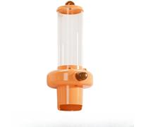 Alanmoship Dispensador de tazas de agua montado en la pared, soporte automático tipo prensa con cubierta antipolvo, distribuidor de vasos de papel de capacidad de 40 tazas para el hogar, baño, oficina