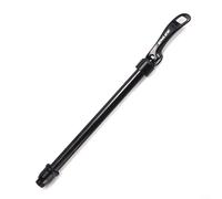 Alanmoship Eje pasante de 142 x 12 mm para freno de disco de bicicleta de montaña, 15 pinchos de liberación rápida, palanca de eje de rueda trasera de aleación de aluminio, color negro
