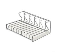 Alanmoship Escurridor de platos de acero inoxidable de 1 nivel de 27 x 18,5 x 10 cm con acabado resistente al óxido y bandeja de drenaje extraíble para platos, cuencos y utensilios, ideal para cocinas