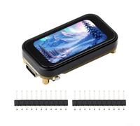 Alanmoship ESP32-S3 Placa de desarrollo de pantalla táctil, pantalla LCD de 1.47 pulgadas, módulo WiFi de doble núcleo de 240 MHz con tipo C para proyectos de hogar inteligente IoT (A)