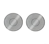 Alanmoship Filtro de café de acero inoxidable de malla de 62 mm para Hario para máquina de presión V60, pantalla de metal reutilizable, apto para lavavajillas, plata, hogar, oficina, elaboración de