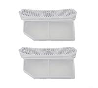 Alanmoship Filtro de pelusa, para Bosch para secadora SIEMENS, parte 752387, compatible con iQ700 para ISENSORIC Series 6 800, tamiz de plástico blanco, para colección de fibra de lavandería (paquete