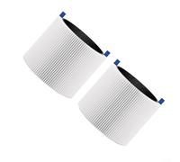 Alanmoship Filtros de repuesto para Pure for MINI Max, paquete de 2 con H13 HEPA y capas de carbón activado para purificación de aire en casa, oficina, blanco, 59 x 63 pulgadas