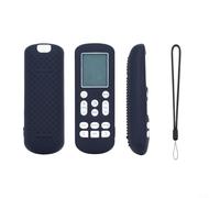 Alanmoship Funda de silicona para control remoto para Samsung ARH-2201 DB93-1463T Funda antideslizante a prueba de golpes para controlador de CA de oficina en casa negro (negro)