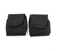 Alanmoship Fundas protectoras para pedales de bicicleta, de tela Oxford, para almacenamiento de ciclismo y para TRANSIT, color negro, 345 x 115 mm, par de protectores de pedal de bicicleta