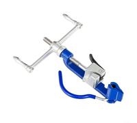 Alanmoship Herramienta de banda de acero inoxidable tensor cortador crimpadora para flejes de 3/16-3/4 pulgadas, tensión ajustable con corte automático para construcción de envío