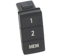Alanmoship Interruptor de memoria de asiento negro OEM 13273505 para Buick para REGAL para CADILLAC para SRX para OPEL Insuria Ajuste de alta precisión Conductor de construcción de plástico Confort