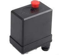 Alanmoship Interruptor de presión trifásico del compresor de aire 380V, control de presión ajustable 6-8kg, diseño de un solo agujero, para el interruptor de balancín industrial certificado CE