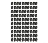 Alanmoship Juego de 100 tornillos prisioneros de 3 mm a 8 mm, tornillos de cabeza de enchufe negros para montaje de maquinaria y posicionamiento de acoplamiento (4 mm x 4 100 piezas)