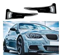 Alanmoship Juego de 2 separadores de parachoques delantero para BMW Serie 3 E92/E93 M-Tech 2006-2013, ABS con aspecto de carbono, kit de afinación exterior izquierda/derecha, actualización de estilo