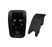 Alanmoship Juego de fundas de gancho para asiento trasero ISOFIX de plástico de repuesto directo compatible con A4 S4 para Avant 2016-2021 A5 S5 Coupe Sportback para A6 S6 para Avant A7 Sportback RS4