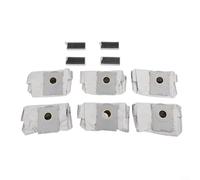 Alanmoship Kit de filtro de bolsas de polvo para ECOVACS para DEEBOT X11 para Pro para OMNI, 6 bolsas 4 filtros, filtración de fibra fundida para pelo de mascotas y limpieza del hogar