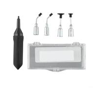 Alanmoship Kit de pluma de succión al vacío con 4 puntas para chip IC para eliminación de BGA, herramienta de desoldadura de goma antiestática para componentes SMD y reparación electrónica