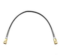 Alanmoship Manguera de aire de alta presión de 50 cm, rosca hembra M10x1, 63MPa 9000PSI, cobre de acero inoxidable, para compresor de aire y bomba de mano, conector de desconexión rápida