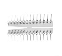 Alanmoship Medidor de presión capilar de acero inoxidable para medición de diámetro de tubo de cobre en sistemas hidráulicos y de refrigeración HVAC, plateado, 5.6 x 1.55 pulgadas, para técnicos e
