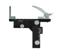 Alanmoship Microscopio mecánico XY Stage Slide Gauge Caliper con precisión de 01 mm Control manual de perilla para posicionamiento de muestras de laboratorio Aluminio negro