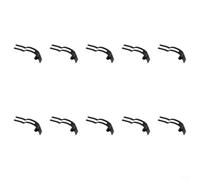 Alanmoship Paquete de 10 resortes planos de freno de cadena para modelos de motosierra Husqvarna 262 268 272 281 288 394 395 parte 501 87 47-01 reparación de seguridad resistente negro (10 piezas)