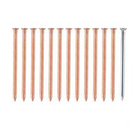 Alanmoship Paquete de 12 clavos de cobre de 4 pulgadas para quitar tocones de árbol con broca de acero, picos resistentes para matar raíces y proyectos de jardinería de paisajismo