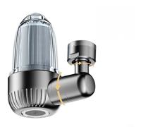 Alanmoship Paquete de 2 aireadores de grifo giratorios de 720° con cartucho de microfiltración integrado, modos de pulverización duales, boquilla a prueba de salpicaduras para fregadero de cocina