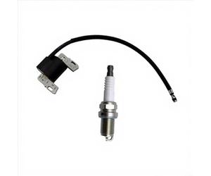 Alanmoship Paquete de 2 bobinas de encendido para 591459 492341 LG492341, módulo de chispa de alto voltaje para motor OHV L-Head, pieza de repuesto de plástico de metal para cortacésped para MINI Bike