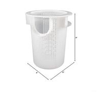 Alanmoship Paquete de 2 cestas de trampa C8-58P para Pentair para Sta-Rite para bombas MAX-E-PRO Dyna-Glas, cesta de filtro de piscina ABS para captura de desechos de spa enterrado (1 unidad)