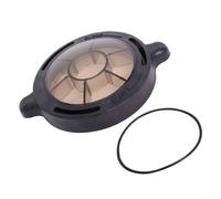 Alanmoship Paquete de 2 tapas transparentes para bomba de piscina con junta para Pureline Pro XL PL15XX, para bombas SPLASH 72728 72729 72730, cubierta de repuesto ABS para mantenimiento rápido