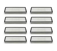 Alanmoship Paquete de 6 filtros para Xiaomi MIJIA H50 Pro 0V42GL Robot Aspirador, PP no tejido, captura de polvo fino, mantenimiento fácil de reemplazar para hogares con mascotas y niños