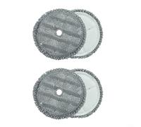Alanmoship Paquete de 8 almohadillas de microfibra compatibles con Bosch Unlimited 7 ProHygienic BCS71HYG1/BBS71BHYG accesorio de fregona para aspiradora, paños de limpieza lavables (paquete de 4)