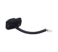Alanmoship Para Honda Civic 2013-2015 Conjunto de cámara de respaldo de visión trasera en ABS negro, OEM 39530-TR3-A51, instalación directa de 12 V para conducción segura y asistencia de