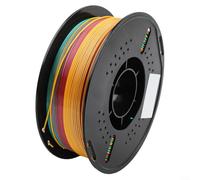 Alanmoship Para pla Silk Rainbow para filamento de impresora 3D de 1.75 mm, para material de impresión FDM degradado degradado, extrusión suave de baja contracción para CR y para impresoras de la