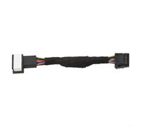 Alanmoship Para Tiguan MK2 - Cable de control automático de arranque y parada del motor con arnés de cableado de sensor y conector de 10 pines, ABS negro, instalación de consola central de 12 V