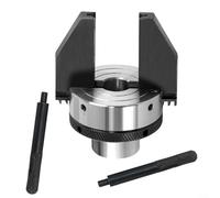 Alanmoship Portabrocas de torno de madera de 2 mandíbulas de 2 pulgadas para rosca TPI de 1 a 8, abrazaderas cuadradas de 8 x 8 a 23 x 23 mm para fabricación de bolígrafos de torneado de madera, metal