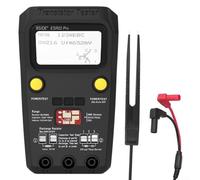 Alanmoship Probador de transistores Bside para Esr02 Pro Digital para medidor de componentes SMD con medición de inductancia, detección automática Npn/Pnp/Mosfet/Diodos (ESR02PRO - Clip de prueba