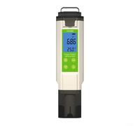 Alanmoship Probador digital de calidad del agua de la piscina 7 en 1, medidor de ph/orp/salinidad con pantalla retroiluminada para piscinas, spas, jacuarios, acuarios, blanco y verde