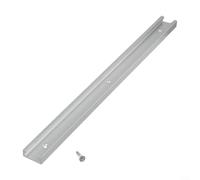 Alanmoship Riel en T de aleación de aluminio de 30 mm de ancho con barra de inglete para proyectos de taller, compatible con tornillos en T y abrazaderas rápidas, (400 mm)