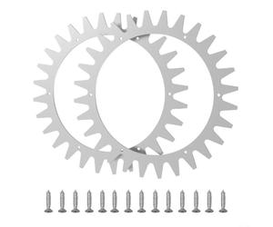 Alanmoship Ruedas de tracción antideslizantes de acero con clavos para cortacéspedes robot Sileno Minimo 250 y 500, agarre mejorado en pendientes húmedas y terrenos irregulares de césped, color