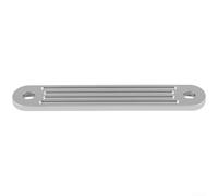 Alanmoship TSP-2DP - Placa de soporte de travesaño marino de 12 x 2 pulgadas, patrón de agujero inferior de aluminio fundido, refuerzo de montaje de motor fuera de borda resistente a la corrosión