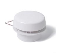 Alanmoship Ventilador de ventilación de techo de 12 V para caravana, remolque, barco, 136 mm, plástico ABS blanco, circulación de aire, cocina, baño