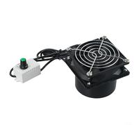 Alanmoship Ventilador extractor de humos de soldadura con velocidad ajustable USB y conducto de 8 cm para taller, cocina o baño, ideal para entusiastas del bricolaje (solo ventilador)