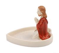Alanmoship Virgen María Resina Titular Figurita, 15X15Cm Nuestra Señora Estatua Para El Hogar, Iglesia u Oficina Oración Decoración, Religiosa Para Devoción Católica (Hombres)
