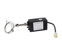 Alanmoship XHQ-PT Electromagnética Válvula solenoide de parada del motor 12V/24V con regulador del acelerador para control de apagado del generador diesel en aplicaciones de entornos duros (abierto