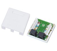 Alantec gn002 conector 2xrj45 blanco