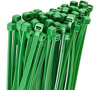 Alantik cstgrn Bridas, 100 Piezas, Verdes, 15 cm